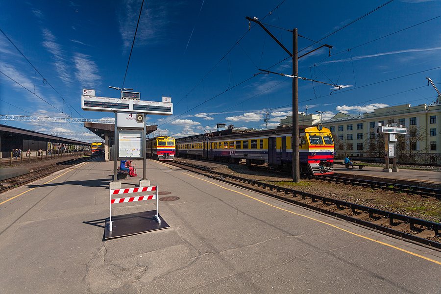 riga centralstation - Resa runt i Lettland